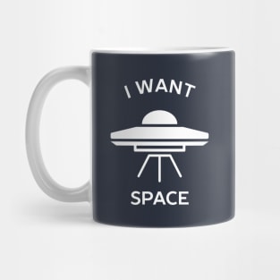 I want space introvert t-shirt Mug